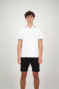 AIRFORCE HRM0655 Double Stripe Polo White