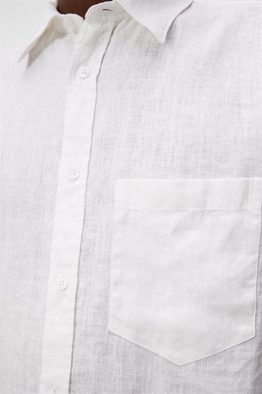 J LINDEBERG Clean linen shirt