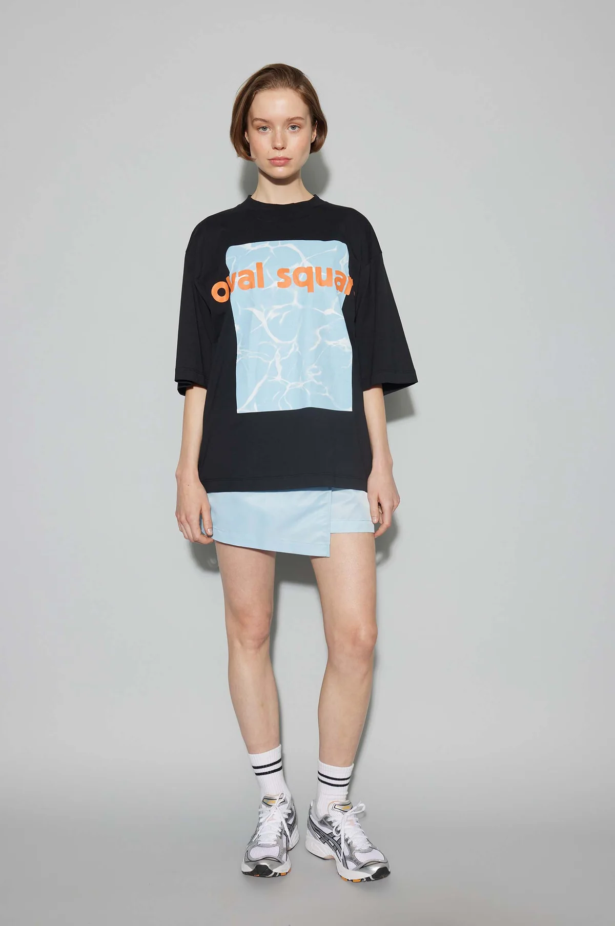 OVAL SQUARE Fluid ss tee