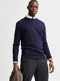 SELECTED HOMME Town merino knit crew